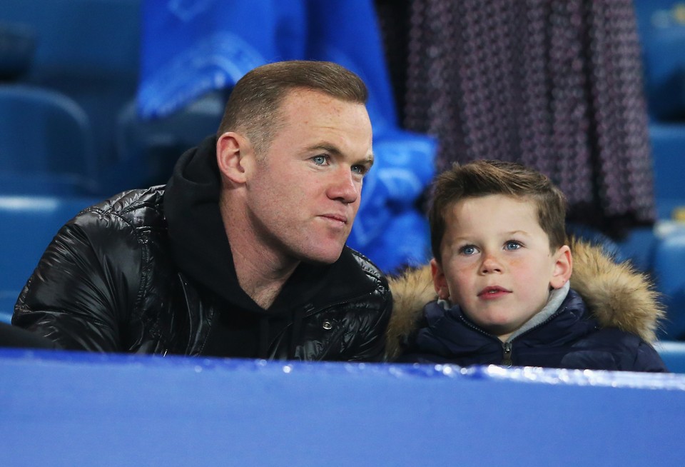 Wayne Rooney z synem