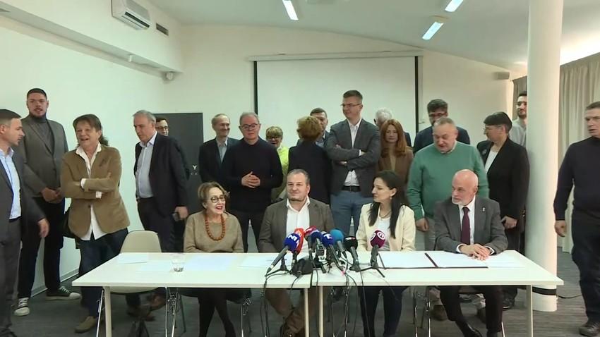 "Srbija protiv nasilja" i koalicija "NADA" potpisali su sa inicijativom "Proglas" dogovor za slobodne i poštene izbore