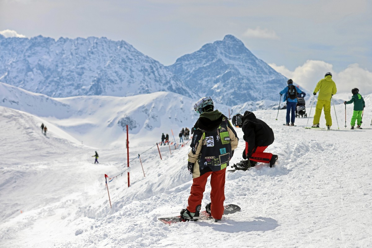 Wiosenny snieg na Kasprowym Wierchu