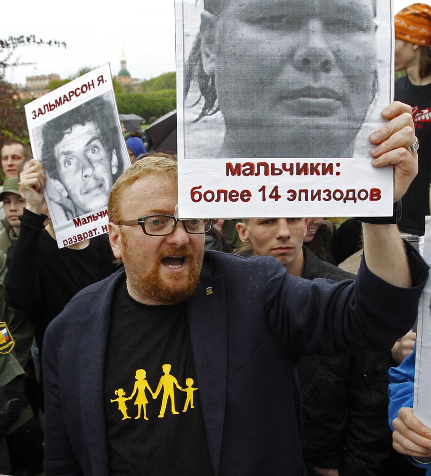 Mironov je protivnik LGBT sloboda