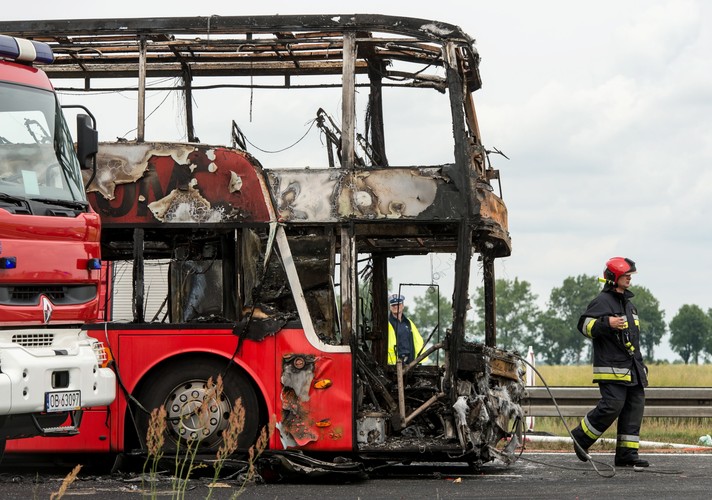 Karambol na autostradzie A4