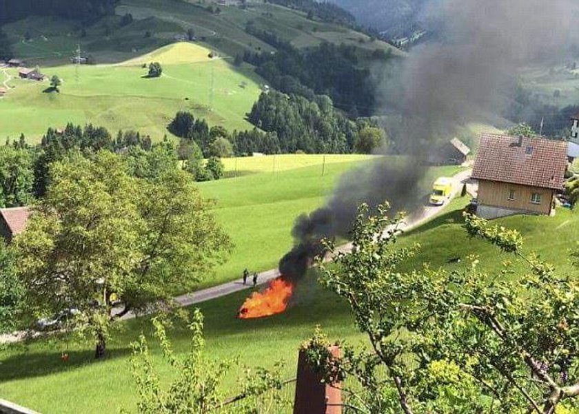 Gwiazda "Top Gear" w szpitalu. Jego samochód stanął w ogniu