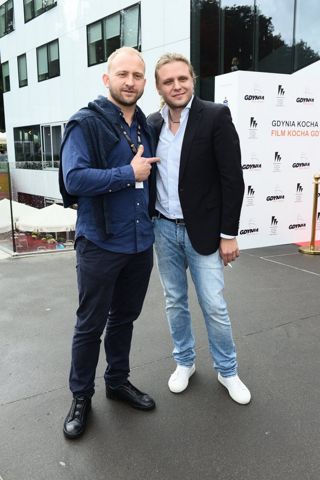 Borys Szyc i Piotr Woźniak-Starak na festiwalu filmowym w Gdyni