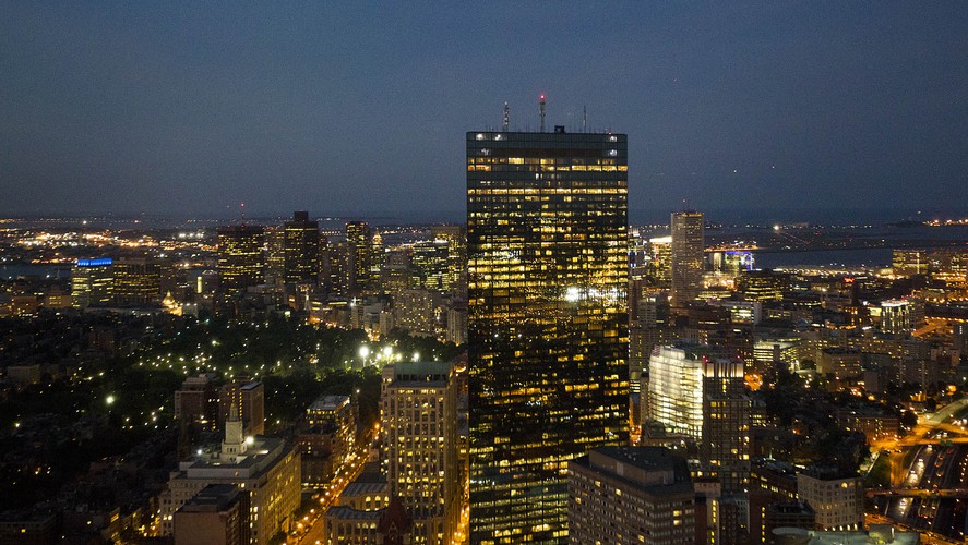 Boston nocą.