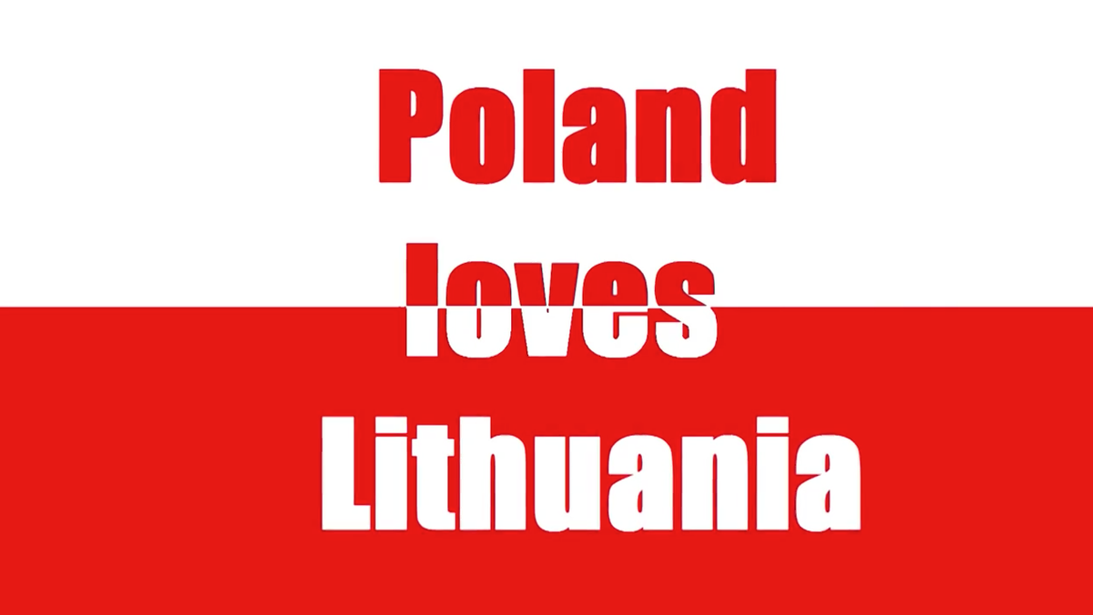 polska kocha litwę