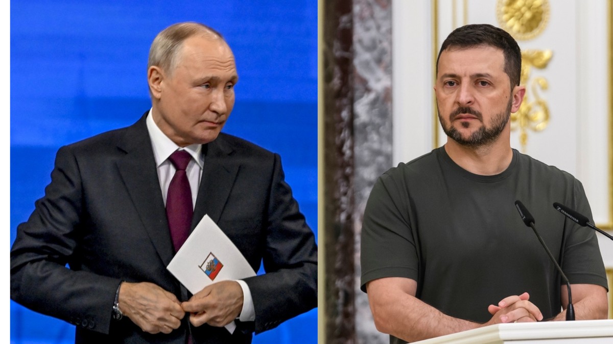 Zełenski, Putin