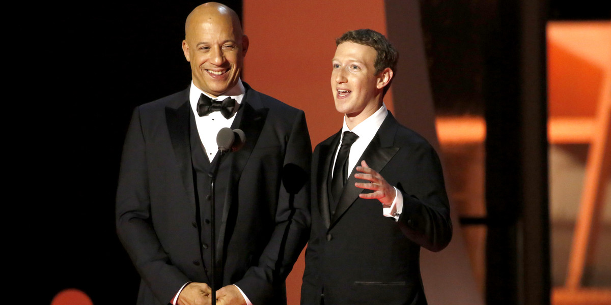 Vin Diesel says Mark Zuckerberg is such a huge fan he'll correct his own movie quotes when they hang out