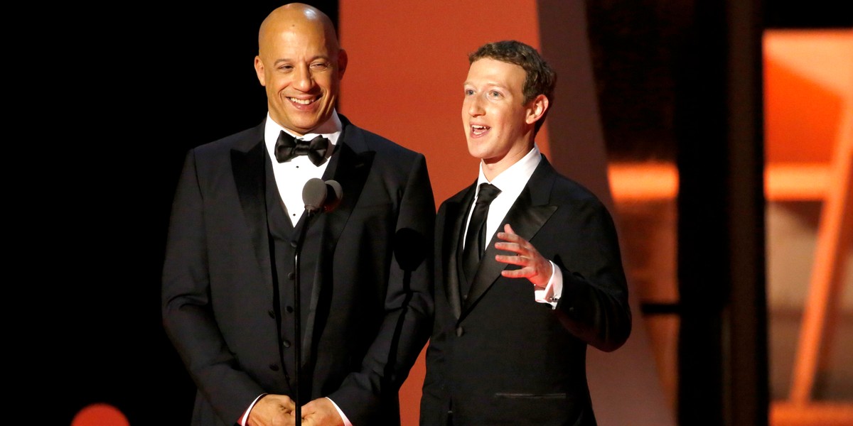 Vin Diesel says Mark Zuckerberg is such a huge fan he'll correct his own movie quotes when they hang out