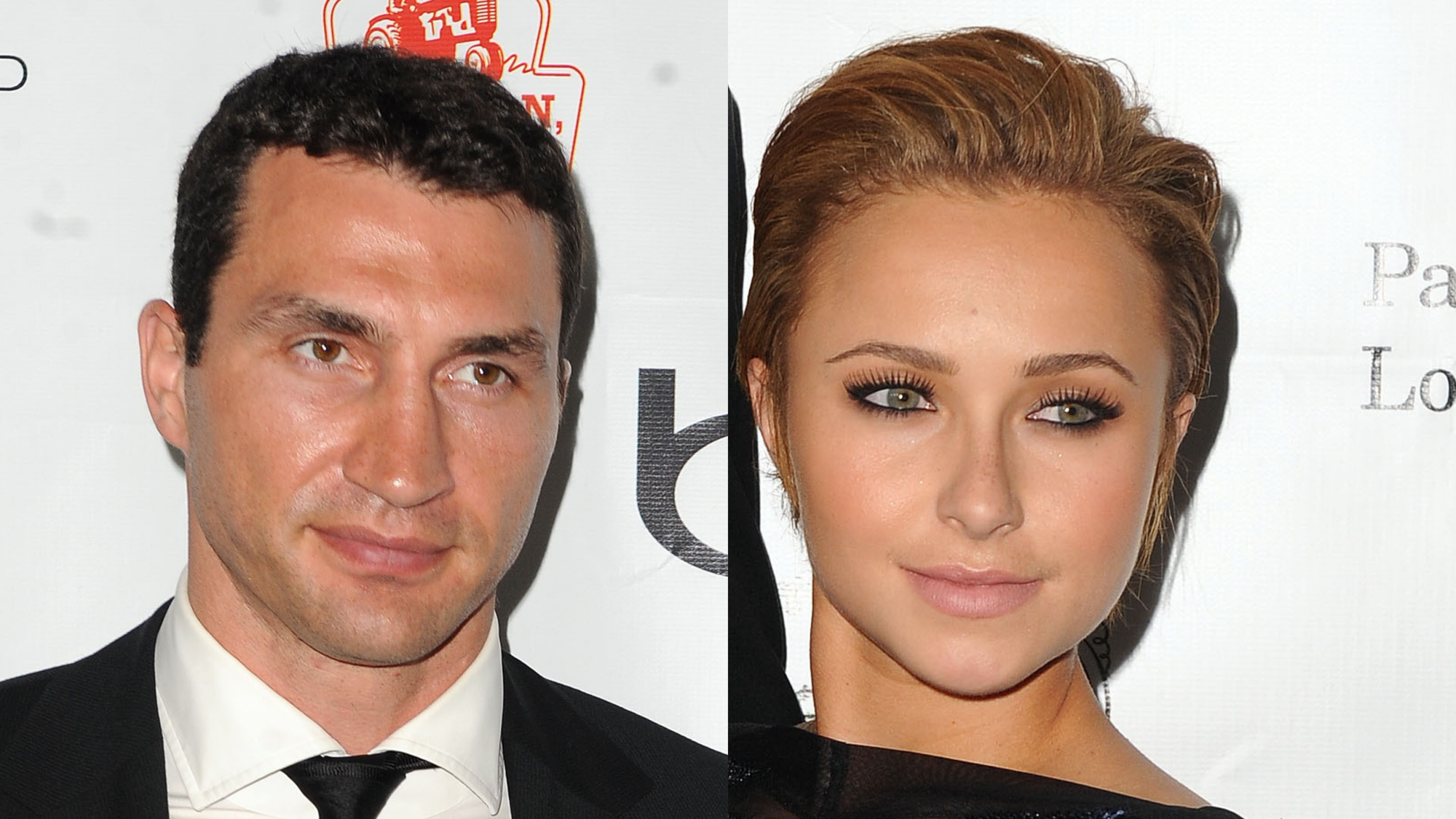 Vladimir Kličko a americká herečka Hayden Panettiere.