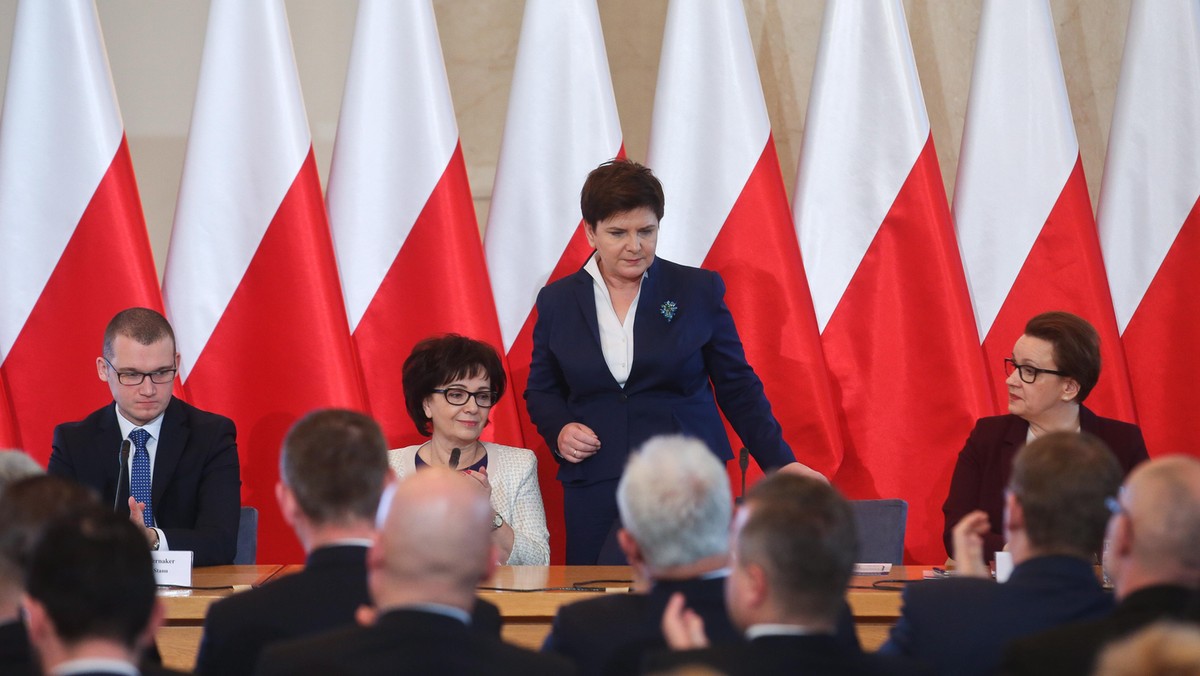 Beata Szydło, Anna Zalewska, Elżbieta Witek, Paweł Szefernaker