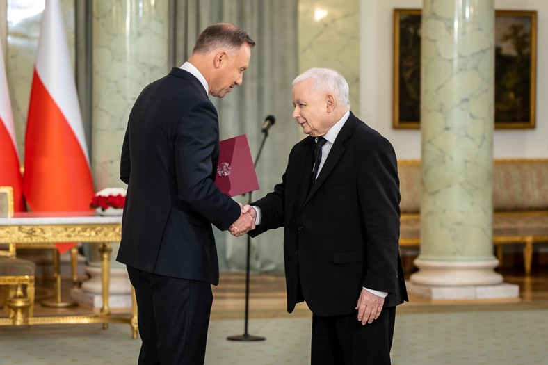 Andrzej Duda i Jarosław Kaczyński