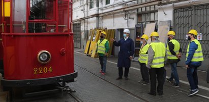 Zwiedziliśmy zajezdnię tramwajową