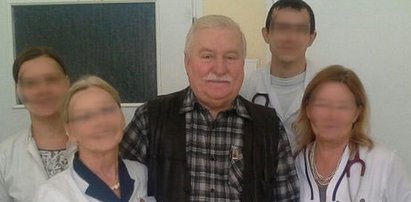 Wałęsa cyknął sobie fotę i wyszedł ze szpitala