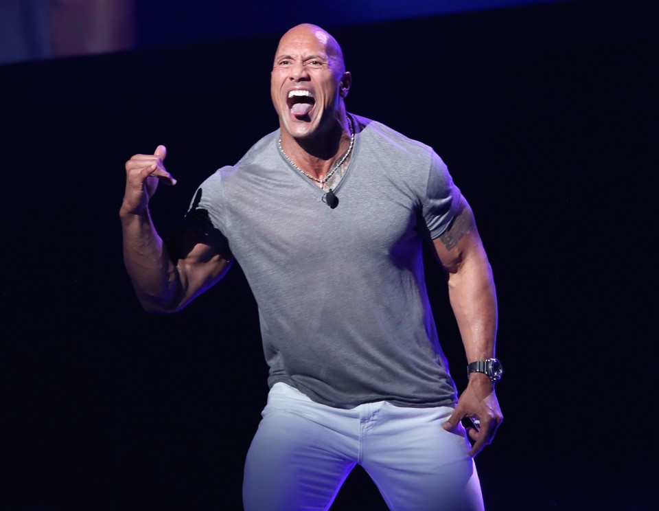 Dwayne Johnson w 2015 roku