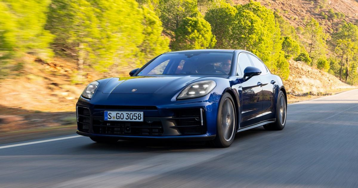  Nowe Porsche Panamera kpi sobie z praw fizyki. Już nim jeździłem w Hiszpanii