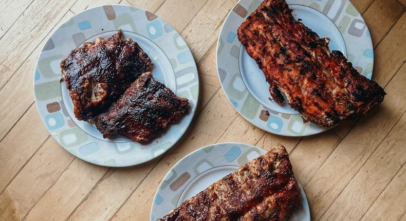 I love a good rack of ribs in the summer. Meredith Schneider