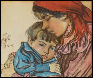 'Macierzyństwo' Wyspiańskiego najdroższym obrazem na polskim rynku sztuki