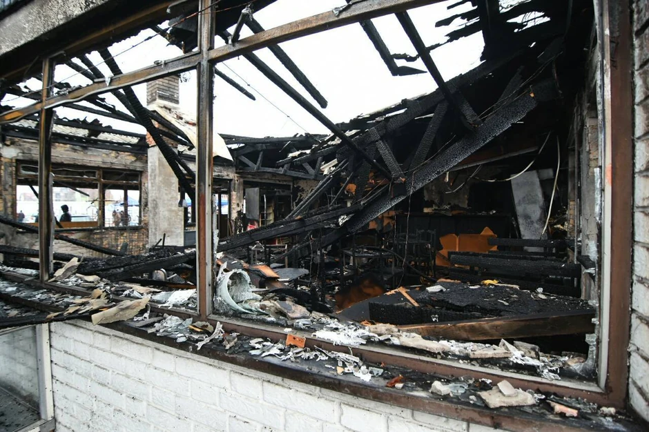 Izgorela kafana ''Krčmar''