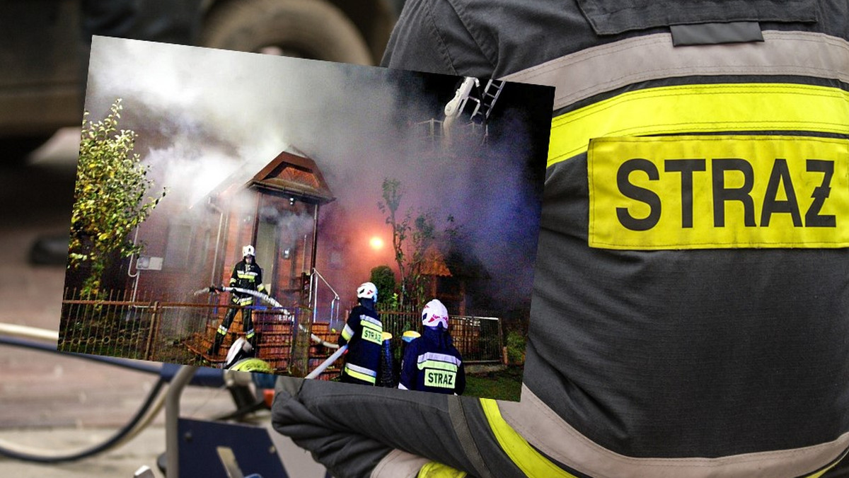 Pożar drewnianej parafii w Studzienicznej. Jedna osoba w szpitalu