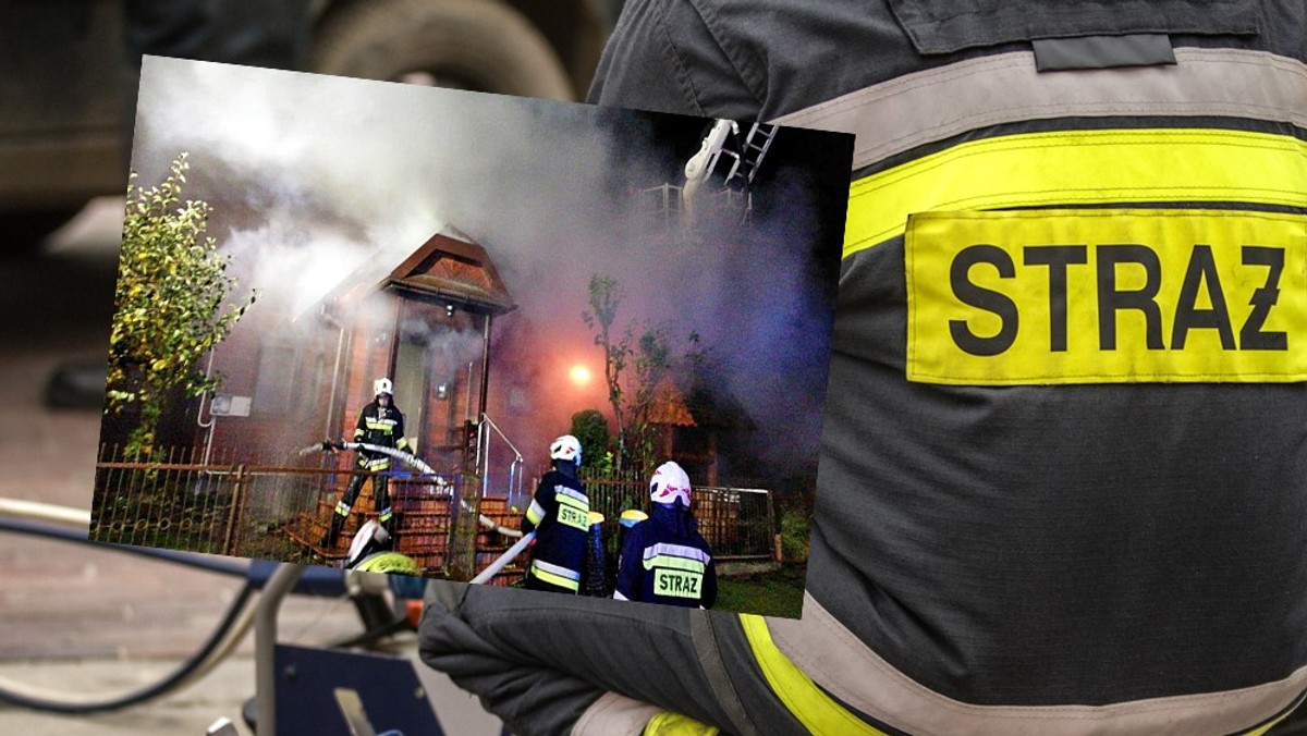 Pożar drewnianej parafii w Studzienicznej. Jedna osoba w szpitalu