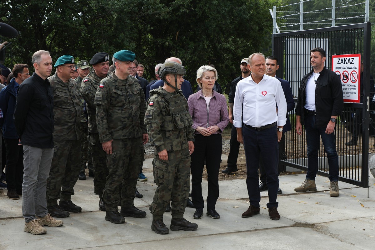 Ursula von der Leyen na polskiej granicy: 800 mld euro w ramach planu obronnego