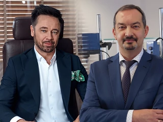 Od lewej: Rafał Chrapkowicz, współwłaściciel PAKO LORENTE oraz Jarosław Cybulski, prezes firmy kosmetycznej Krystyna Janda