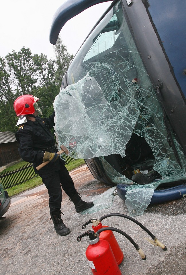 FALSZTYN AUTOBUSY WYPADEK