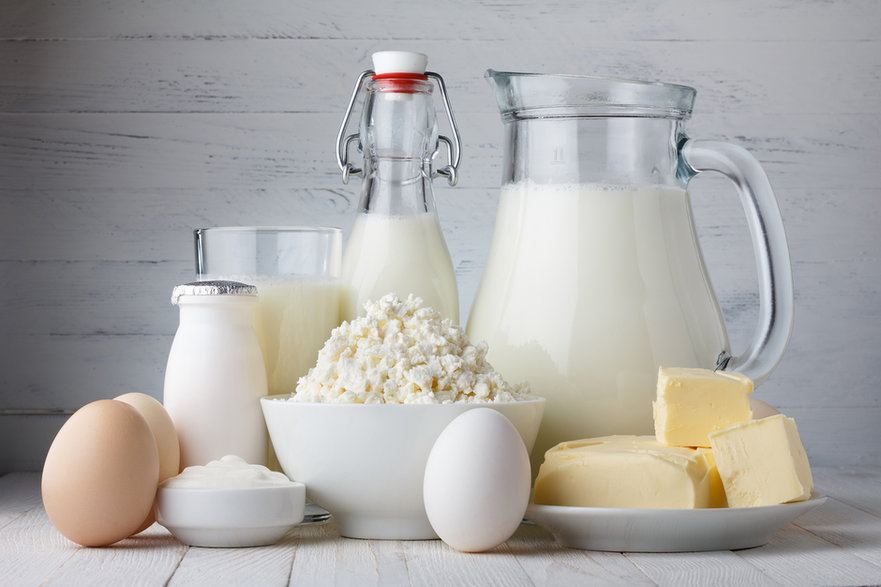 Mleko i produkty mleczne oprócz białka dostarczają także wapnia