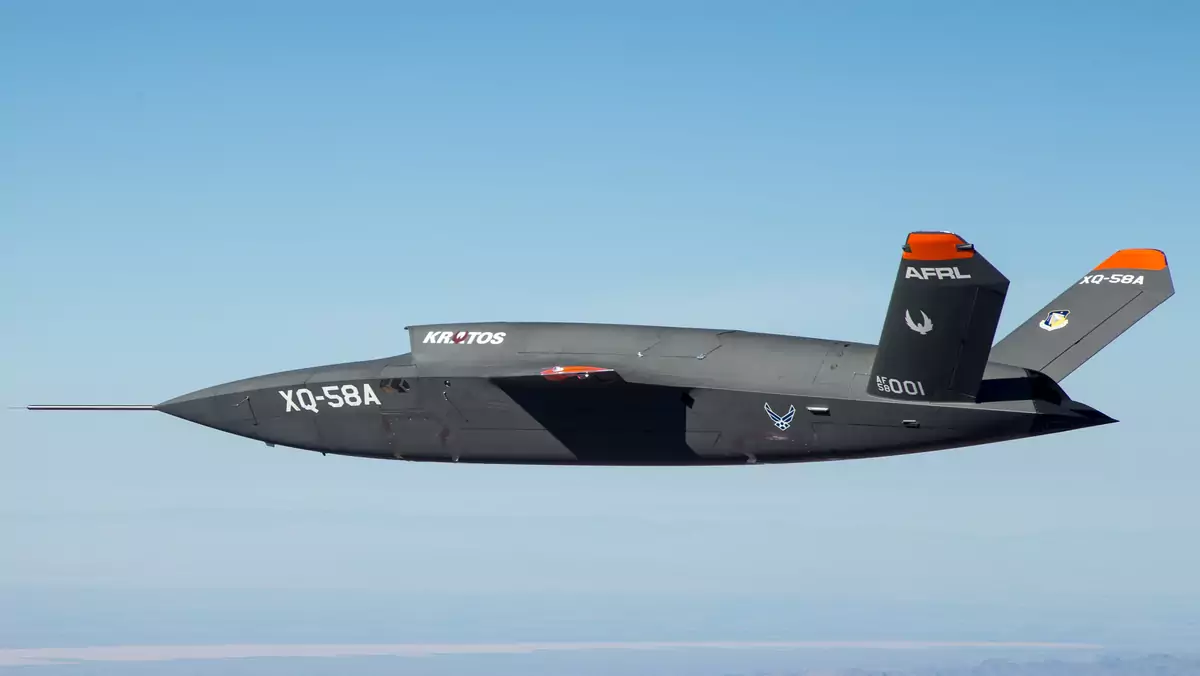 XQ-58 Valkyrie – prototypowy, amerykański bezzałogowy aparat latający dalekiego zasięgu, opracowywany przez firmę Kratos, aktywnie biorącą udział w programie Skyborg.