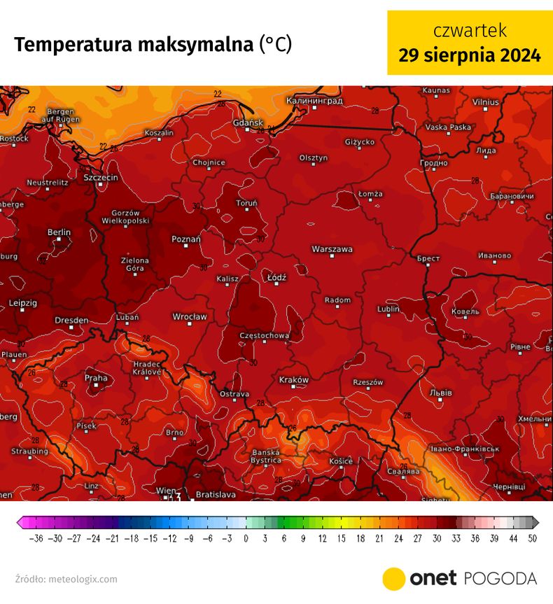 W drugiej połowie tygodnia ponownie zawita upał