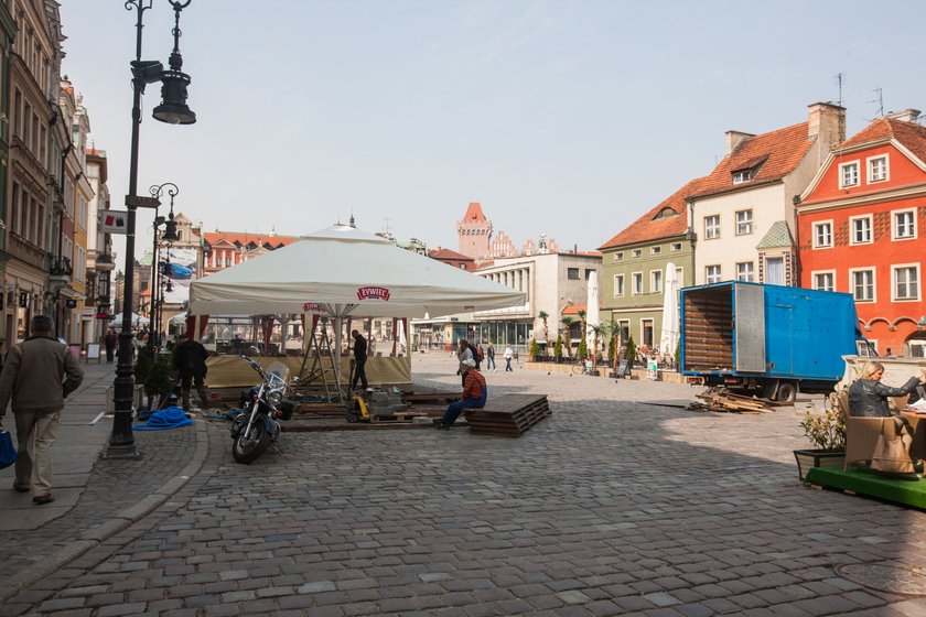 Są już ogródki na Starym Rynku