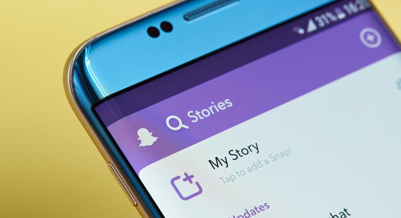 snapchat story phone