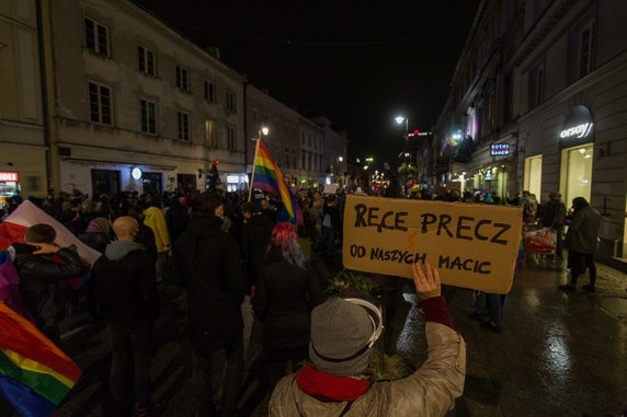 Protesty w Warszawie 29 października