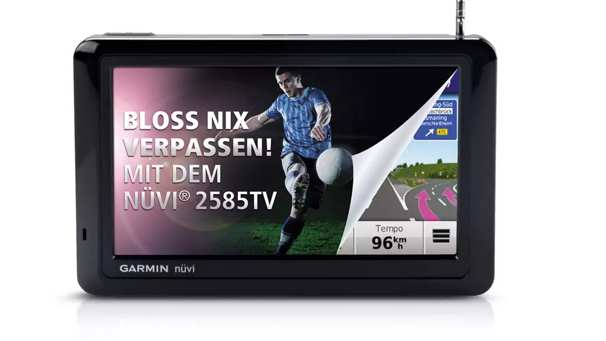 Garmin nuvi 2585TV: nawigacja z telewizją DVBT