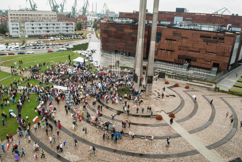 Manifestacja KOD w Gdańsku