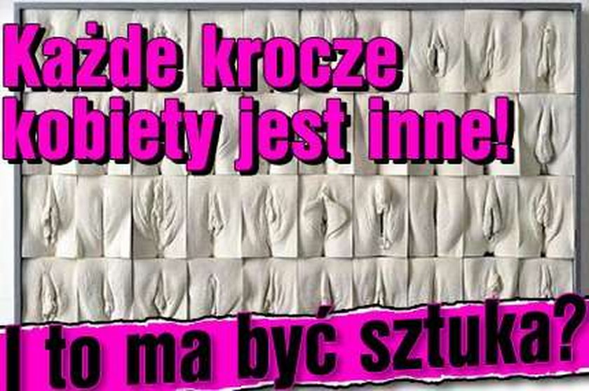 Każde krocze kobiety jest inne! I to ma być sztuka?