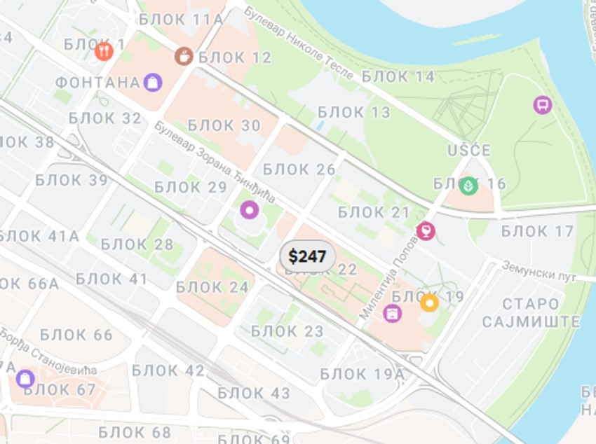 Slobodni apartmani na Novom Beogradu