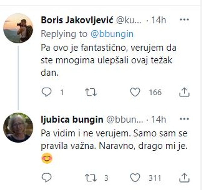 Ljubica odgovara