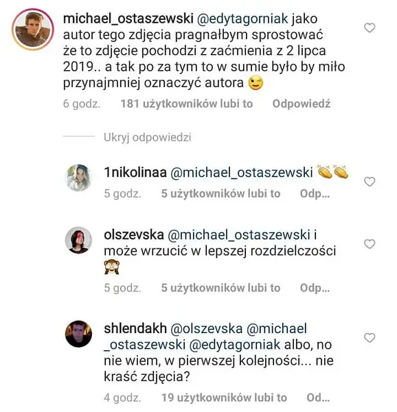 Michael Ostaszewski / Instagram, żródło: Pudelek