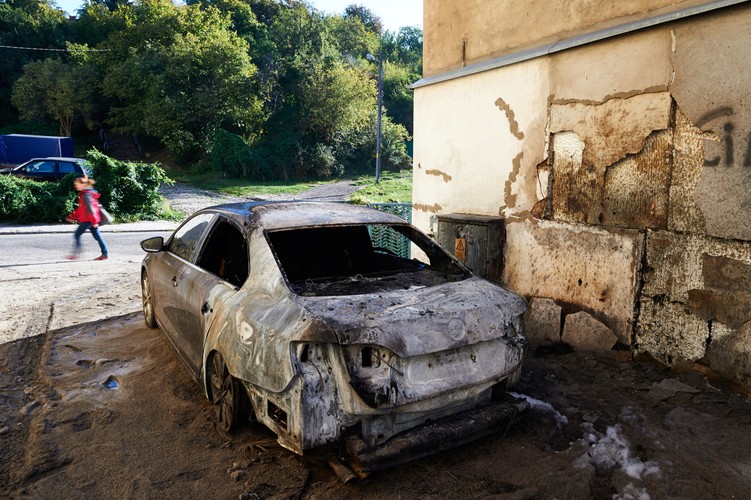 Spalone samochody w Gdańsku