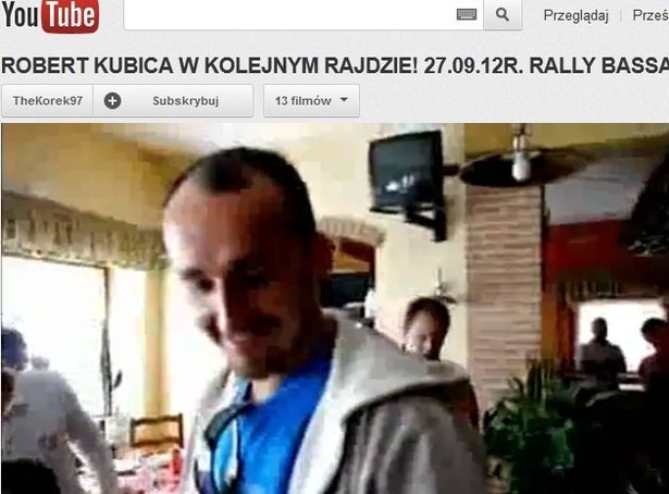 Robert Kubica wystąpił w filmie. Zobacz wideo