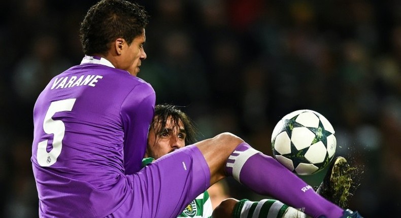 Raphael Varane has pulled out of Real Madrid's game against Sporting Gijon