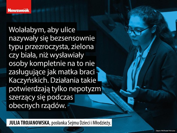 Julia Trojanowska, Sejm Dzieci i Młodzieży