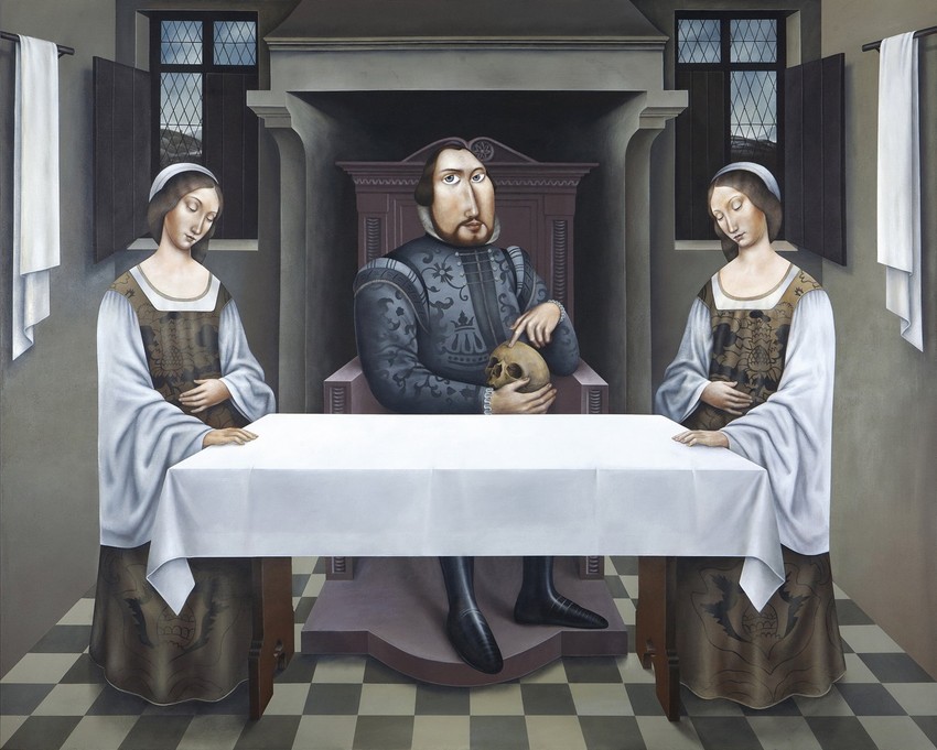 "Uprava neukaljanih časti", ulje na platnu, 2013.