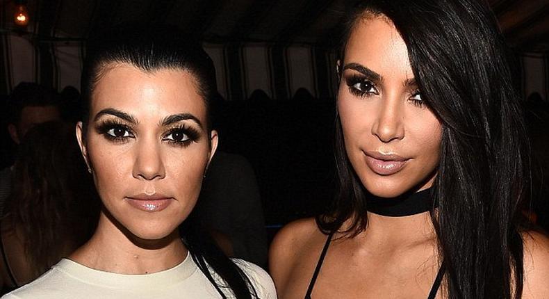 Kim Kardashian and sister, Kourtney