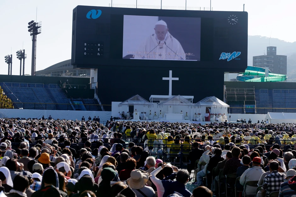 Papa Franja u Japanu