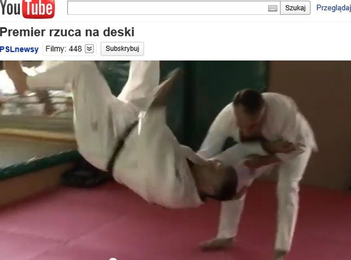 Wicepremier rzucał mistrzem, jak workiem ziemniaków. Zobacz wideo