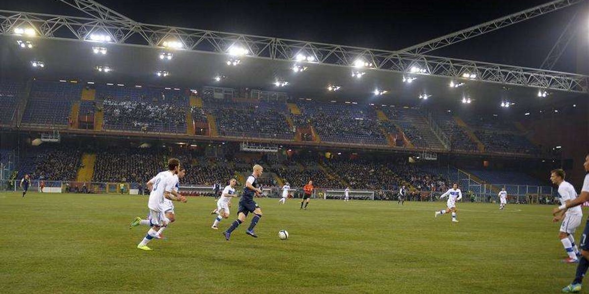 Odłączyli Włochom światło na stadionie