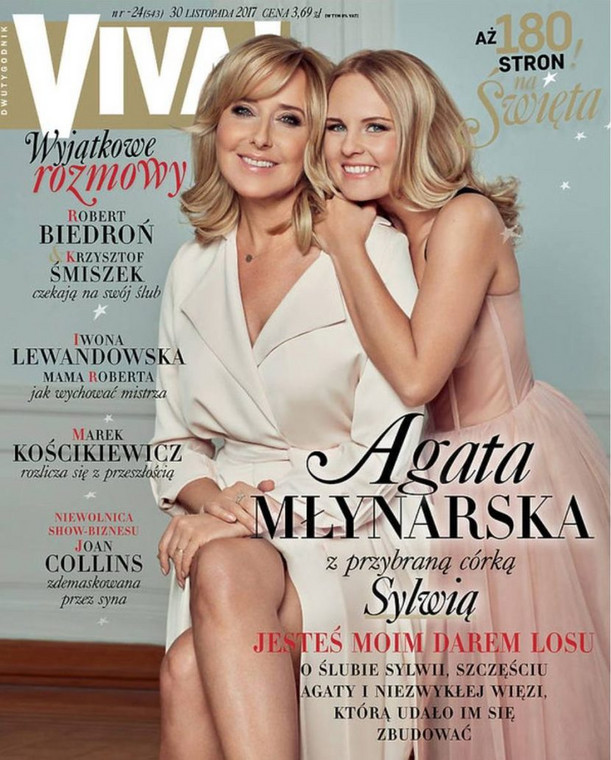 Agata Młynarska z córką na okładce magazynu "Viva!"