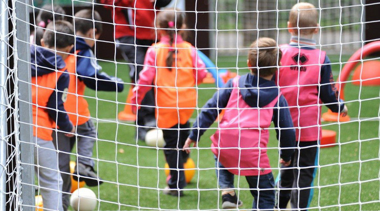 Sok gyerek szereti a futballt /Fotó: MLSZ